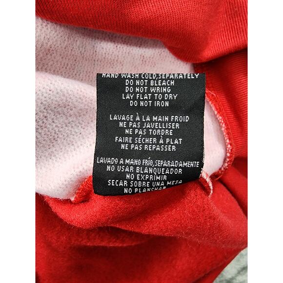 Mad Engine Where's The Mistletoe Holiday Sweatshirt Size XXL Red White Christmas - Picture 7 of 10